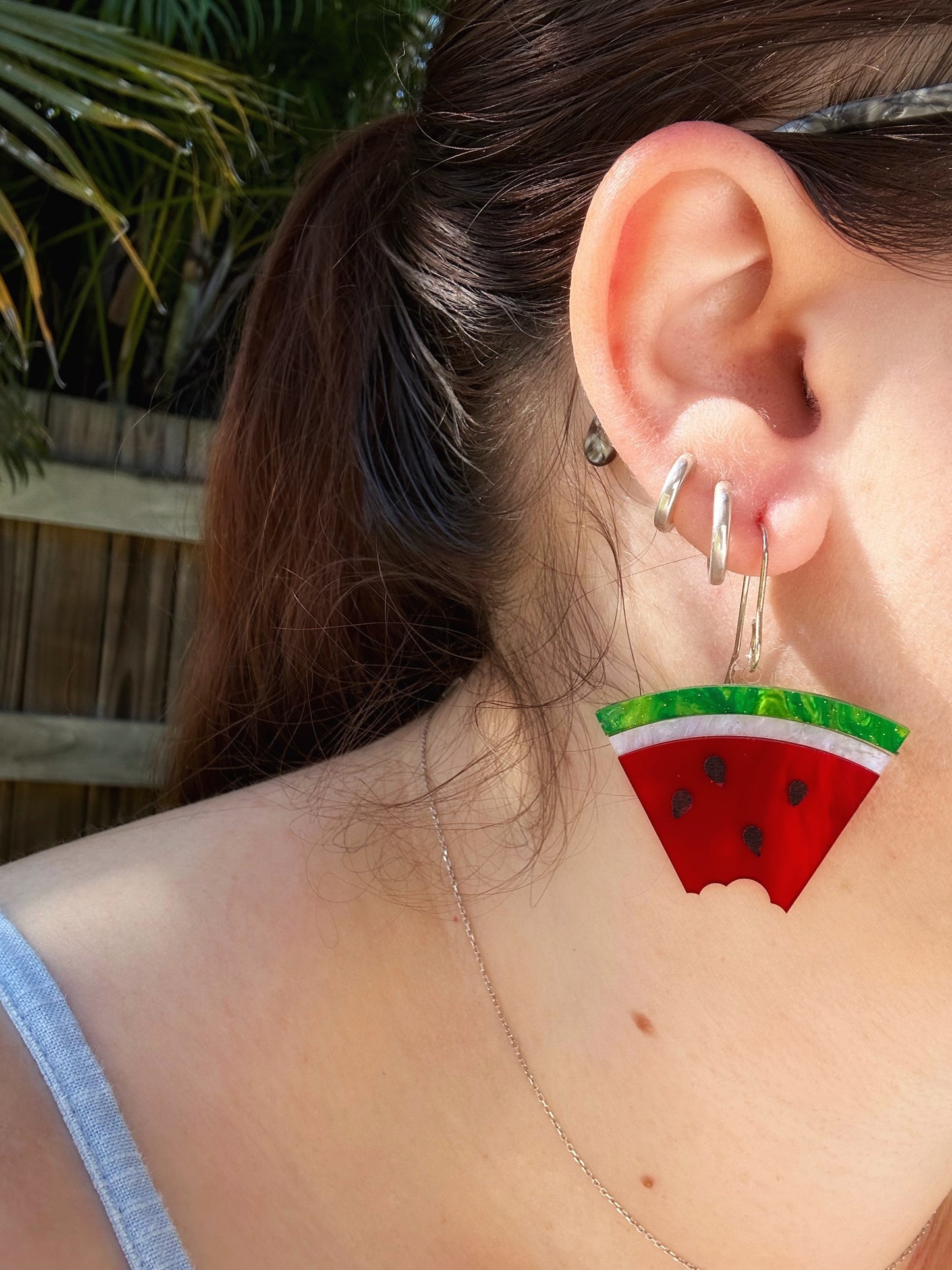 Wave Your Watermelon Dangles