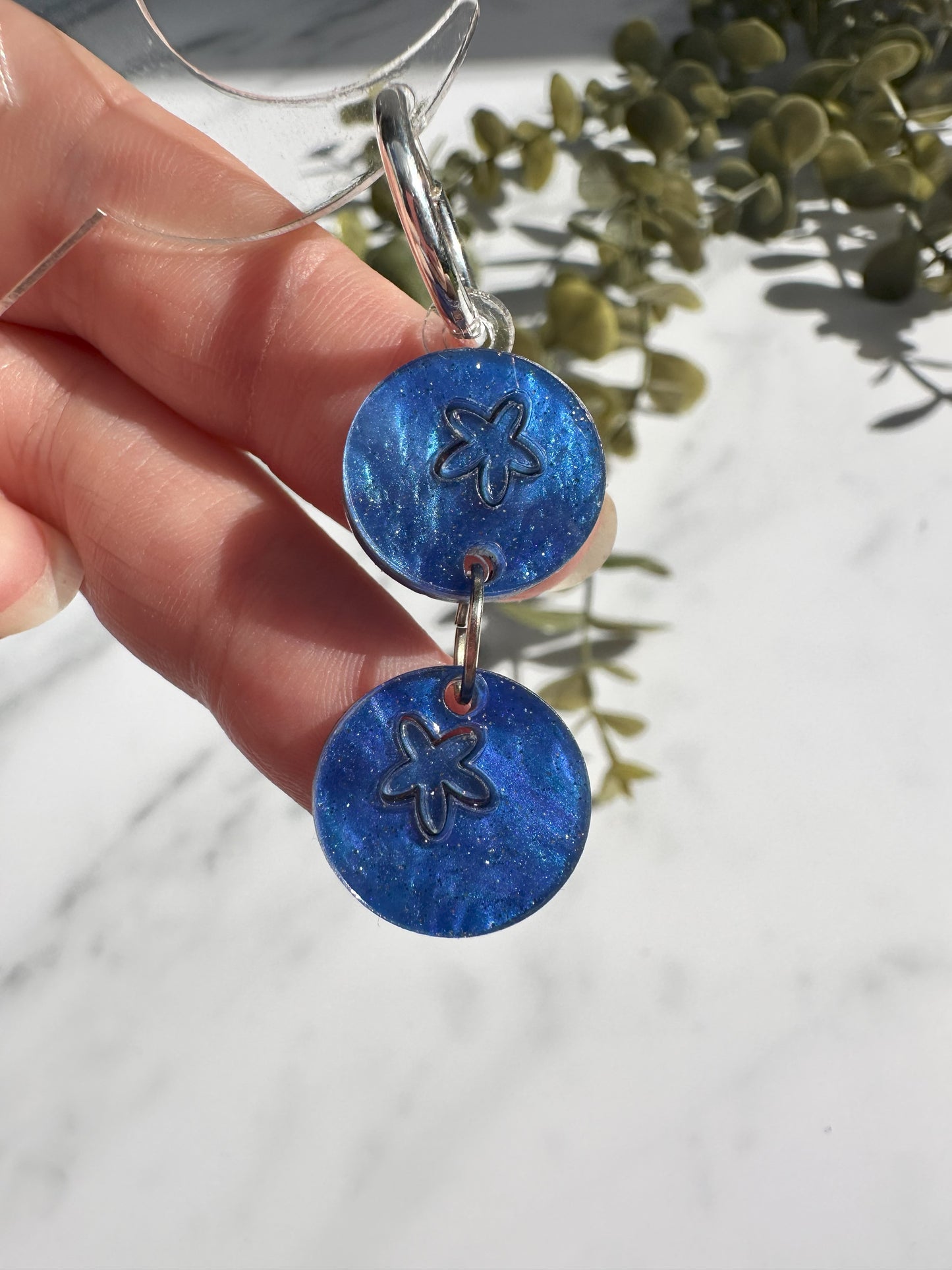 Blueberry Twin Dangles