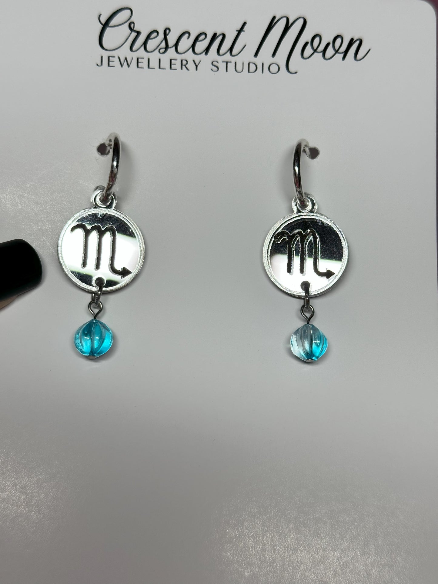 Zodiac Huggie Earrings