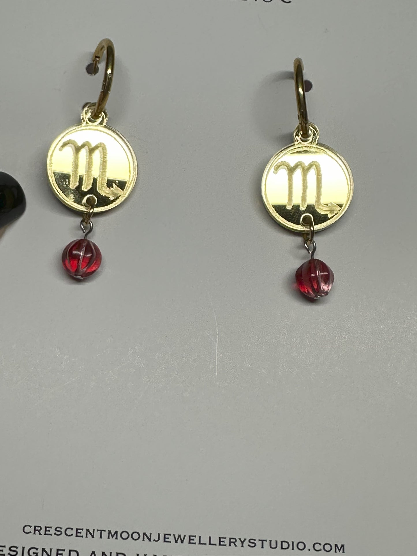 Zodiac Huggie Earrings