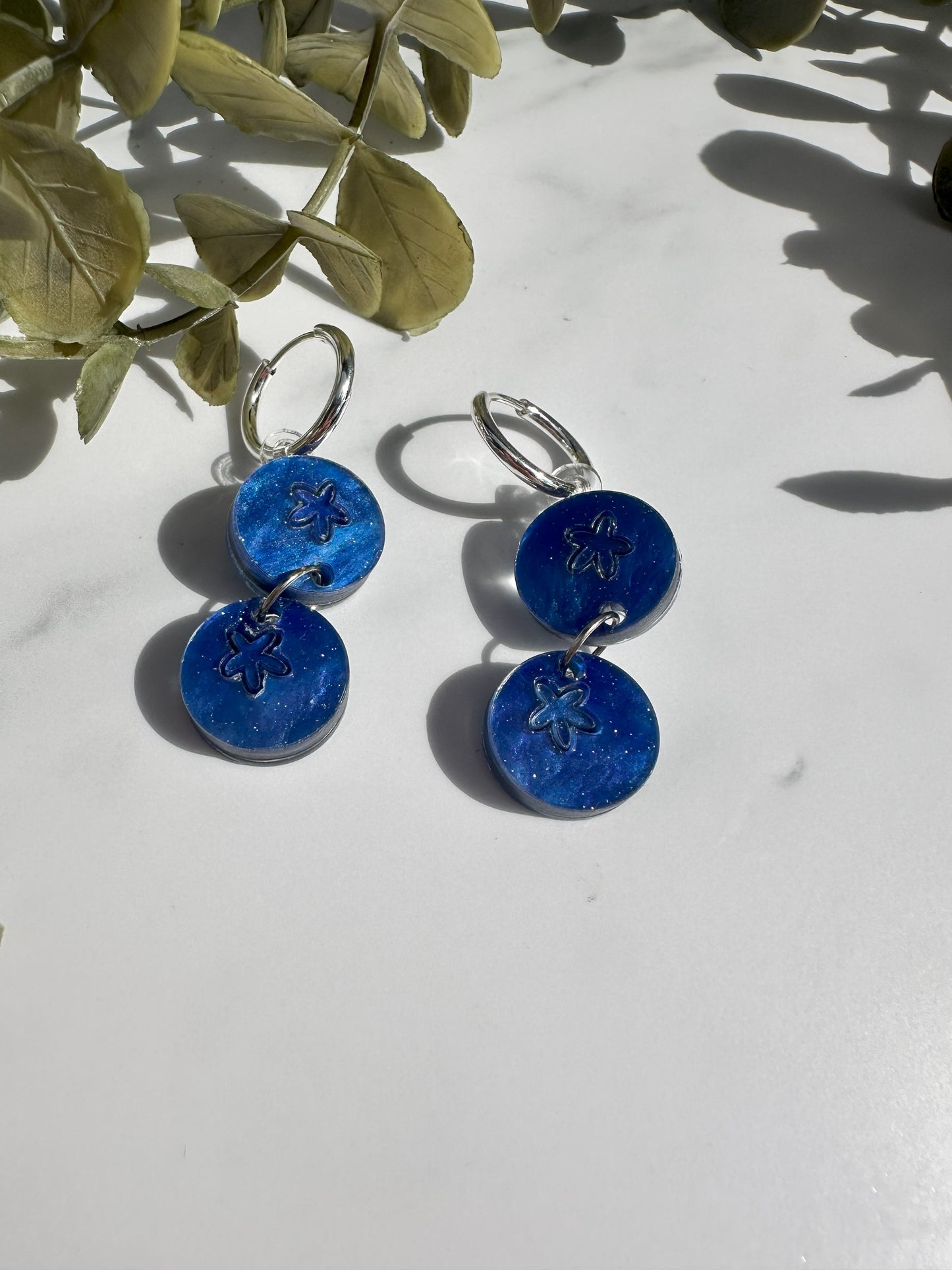 Blueberry Twin Dangles