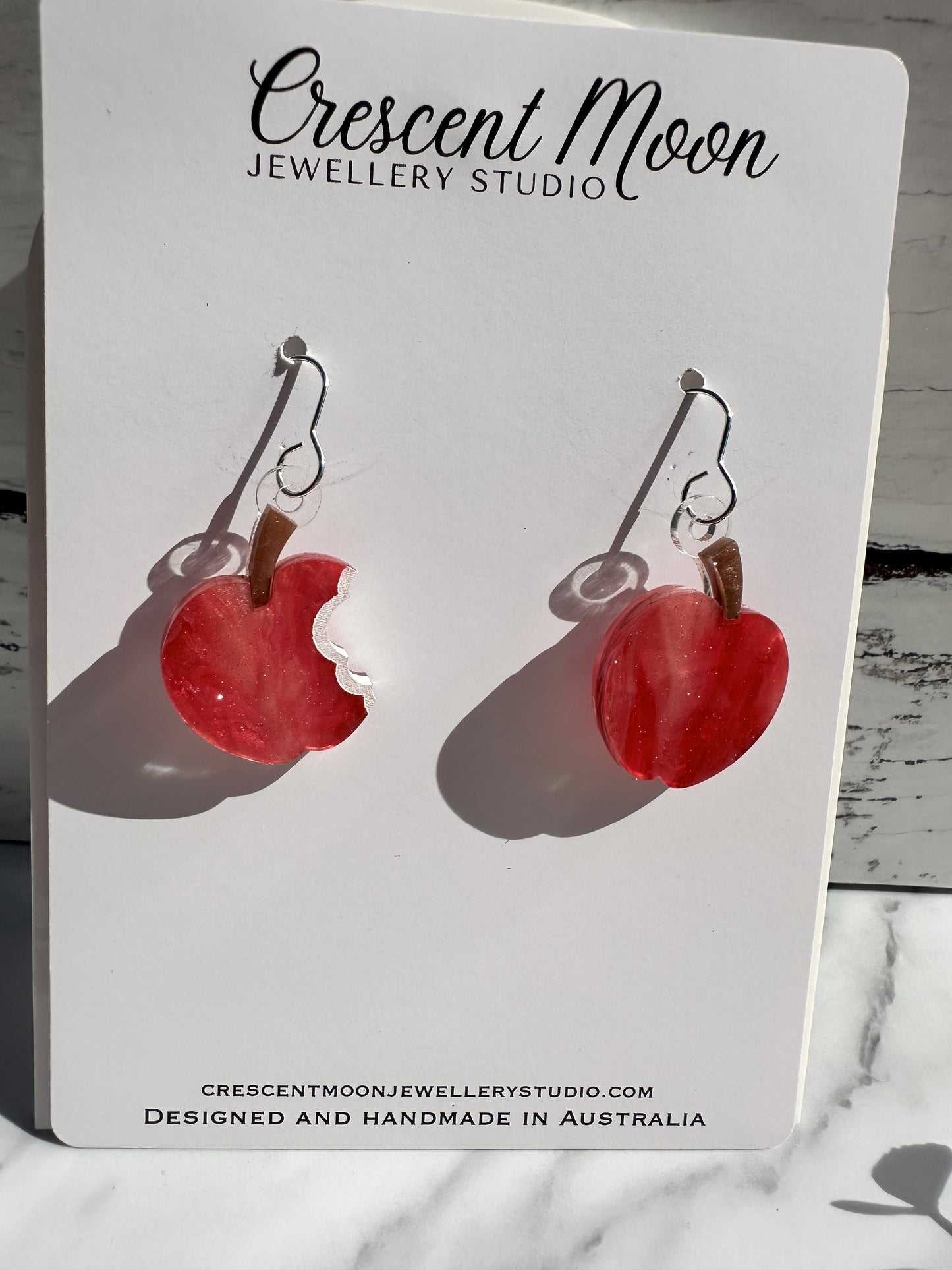 Rosy Apple Dangles